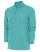 Antigua: Men's Essentials 1/4 Zip Pullover - Harbor Heather Hunk 104958 Clothing