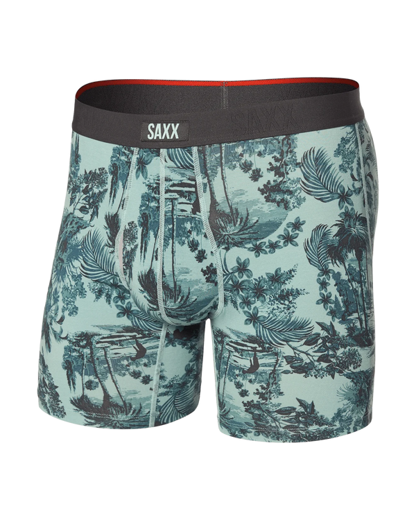 SAXX: Men's 6" Vibe Xtra Soft Comfort Boxer Brief - Golf Toile-Aquifer