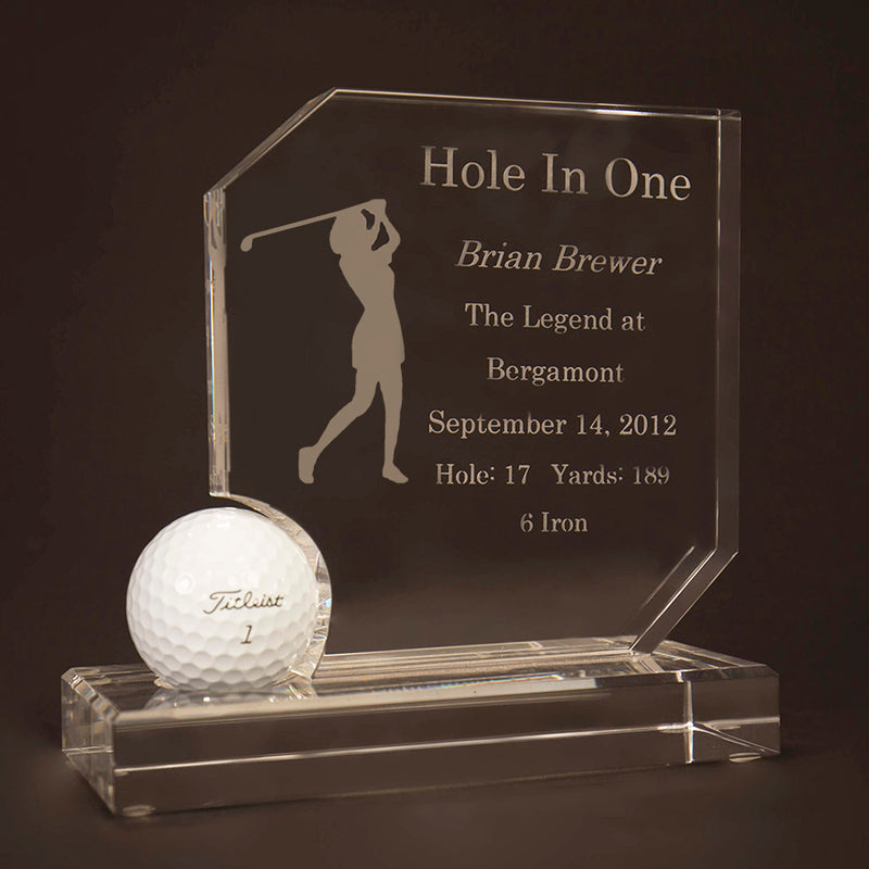 Eureka Golf: Crystal Hole In One Award