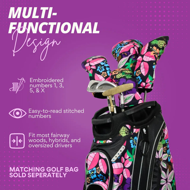 Taboo Fashions: Ladies 4-Pack Club Cover Set - Tropical Paradise