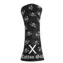 Tattoo Golf: Dancing Skulls Vintage Golf Club Covers - Black