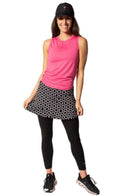 Golftini: Women's Sport Tech Tie Top - Hot Pink Clothing