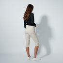 Daily Sports: Women's Lyric Capris V2 - Raw Beige