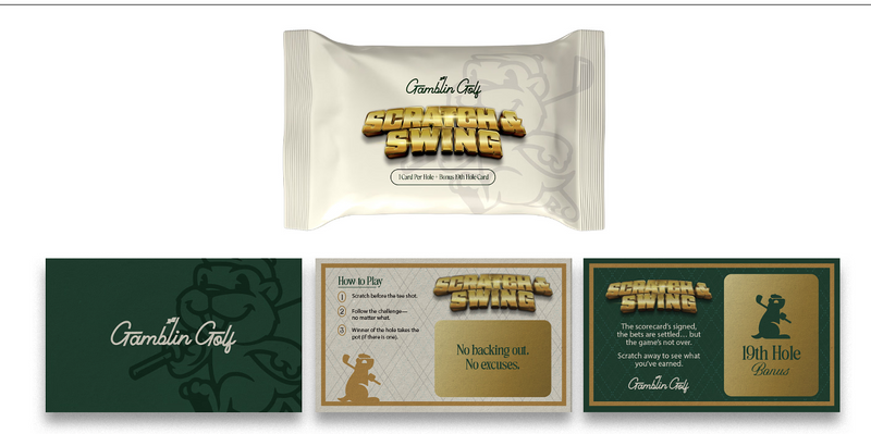 Gamblin Golf – Scratch & Swing™ Challenge Deck