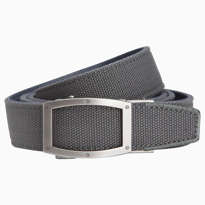 Nexbelt: Men's Ratchet Golf Belt - Newport Grey 1.38" [35mm]