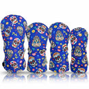 Taboo Fashions: Ladies 4-Pack Club Cover Set - Blue Sugar Skulls