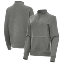 Antigua: Women's Essentials 1/4 Zip Fleece Pullover - Crush 105377 Clothing