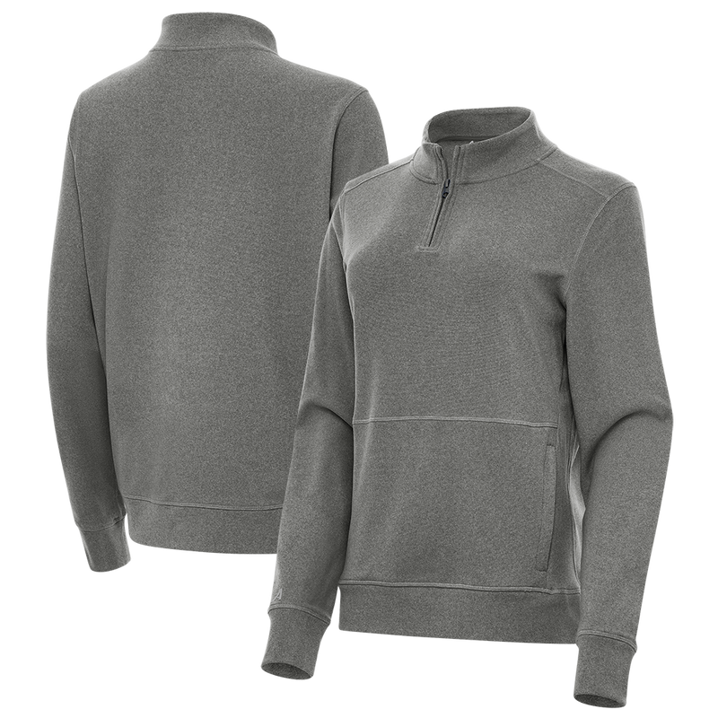 Antigua: Women's Essentials 1/4 Zip Fleece Pullover - Crush 105377