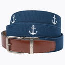 Nexbelt: Men's Newport Ratchet Golf Belt - Anchor 1.38" [35mm]