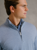 B.Draddy: Men's Quarter Zip Sweater - Coop