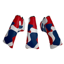 Sunfish: Appliqué Blade Putter Covers - Red White and Blue Camo