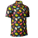Tattoo Golf:  Men's Cool-Stretch Performance Golf Shirt - Glazed & Confused (Multicolor)