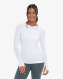 BloqUV: Women's UPF 50 Active V-Neck Long Sleeve Top (2002) Clothing