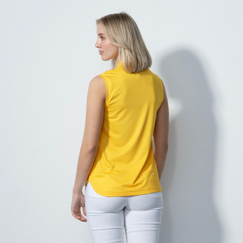 Daily Sports: Women's Istres Ruffle Sleeveless Polo Shirt - Summer Yellow