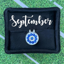 Blingo Ball Markers: Genuine Crystal Birthstone Ball Marker with Hat Clip