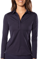 Golftini: Women's Long Sleeve Ruffle Polo
