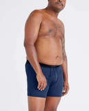 SAXX: Men's 5" Quest Quick-Dry Mesh Performance Boxer Brief - Midnight Blue