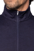 Golftini: Men's Heathered Quarter Zip Pullover
