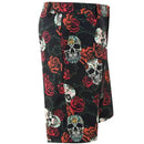 Tattoo Golf: Men's Sugar Skull Cool-Stretch Golf Shorts - Black/Red