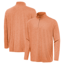 Antigua: Men's Essentials 1/4 Zip Pullover - Burnt Orange Heather Hunk 104958 Clothing