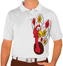 Golf Knickers: Mens Thanksgiving Golf Shirt - Argyle Turkey