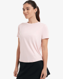 BloqUV: Women's UPF 50 Short Sleeve Crew Top (1101) - Tickle Me Pink Clothing