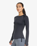 BloqUV: Women's UPF 50 Drawstring Crew (2006) - Black