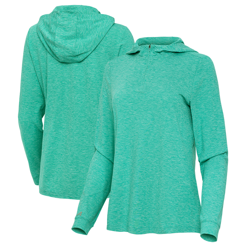 Antigua: Women's Essentials 1/4 Zip Hood - Daybreak 105668