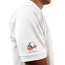 Golf Knickers: Mens Argyle Utopia Golf Shirt - 5S: Royal/White/Orange Clothing