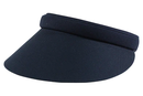 Dolly Mama: Ladies Chocolate Maddie Small Clip-On Visor - SALE Hats
