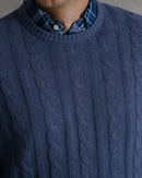 B.Draddy: Men's Cable Crew Sweater - Tucker's