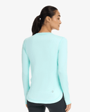 BloqUV: Women's UPF 50 Relaxed Scalloped Top (2015) - Mint Clothing