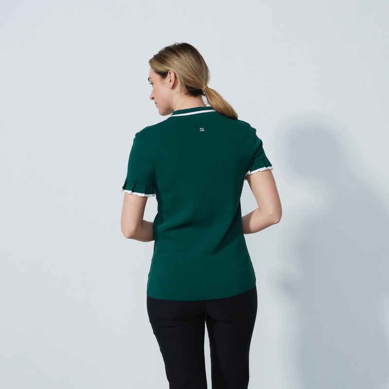 Daily Sports: Women's Awara Knit Short Sleeve Polo Shirt - Green