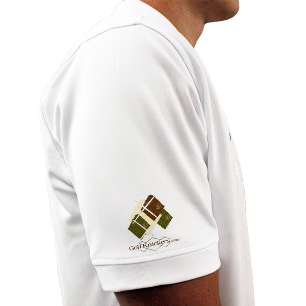 Golf Knickers: Mens Argyle Utopia Golf Shirt - J: Butter/Olive/Brown