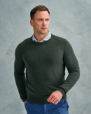 B.Draddy: Men's Cashmere Crewneck Sweater - 007
