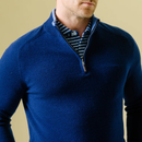 B.Draddy: Men's Quarter Zip Sweater - The Elliott