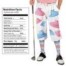 Golf Knickers: Mens Sknickers Knickers Outfit - Light Blue and Pink Marshmallow Birdie