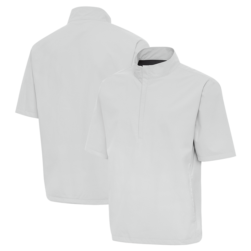 Antigua: Men's Essentials Short Sleeve 1/4 Zip Pullover - Brisk 105637