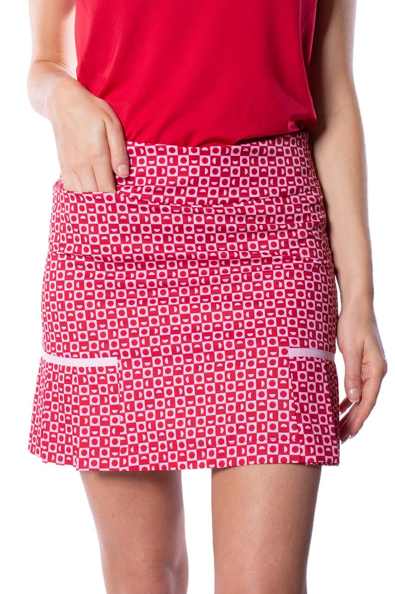 Golftini: Women's Performance Side Pleat Skort - Possibilities