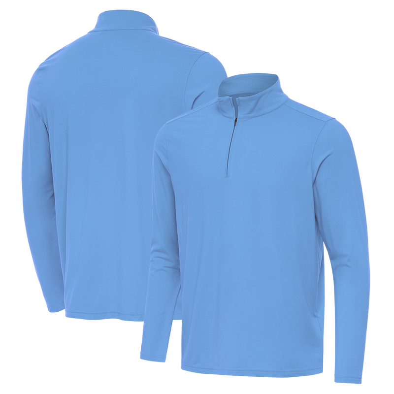 Antigua: Men's Essentials Intent 1/4 Zip Pullover - Columbia Blue 105640