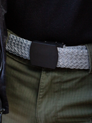 Nexbelt: Men's Explorer Ratchet Belt - Braided Grey 1.38" [35mm]