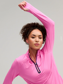 Zero Restriction: Women's Lea Zip Mock