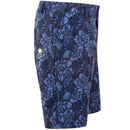 Tattoo Golf: Men's Aloha Cool-Stretch Men's Hawaiian Golf Shorts - Black