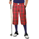 Golf Knickers: Men's Classic Plaid Golf Outfit - Royal Stewart & Navy
