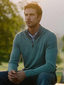 B.Draddy: Men's Quarter Zip Sweater - The Elliott