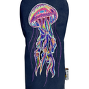 Sunfish: Hand Embroidered Driver Headcover - Jellyfish