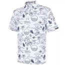 Tattoo Golf: Men's Summertime Cool-Stretch Golf Shirt - White
