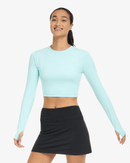 BloqUV: Women's UPF 50 Everyday Crop Top (4015) - Mint Clothing