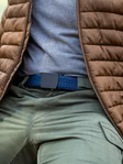 Nexbelt: Men's Explorer Ratchet Belt - Braided Navy 1.38" [35mm]