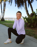 BloqUV: Women's UPF 50 Relaxed Mock Zip Top (3002) - Lavender